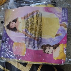 Disney Princess Belle Costume Small for Kids 3-4 toddler